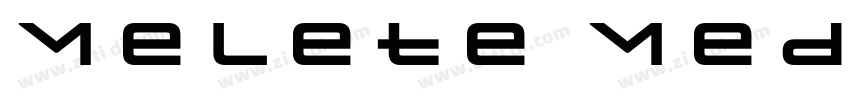 Melete Medium字体转换